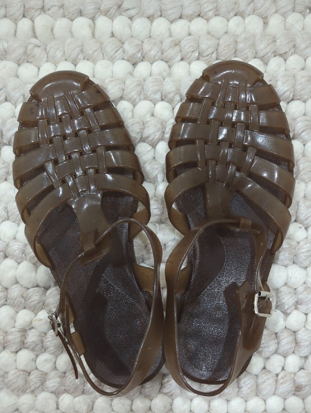 NEW Plasticana Women’s Hemp Jelly Fisherman Sandals 43 Women's 11+ - Picture 4 of 11